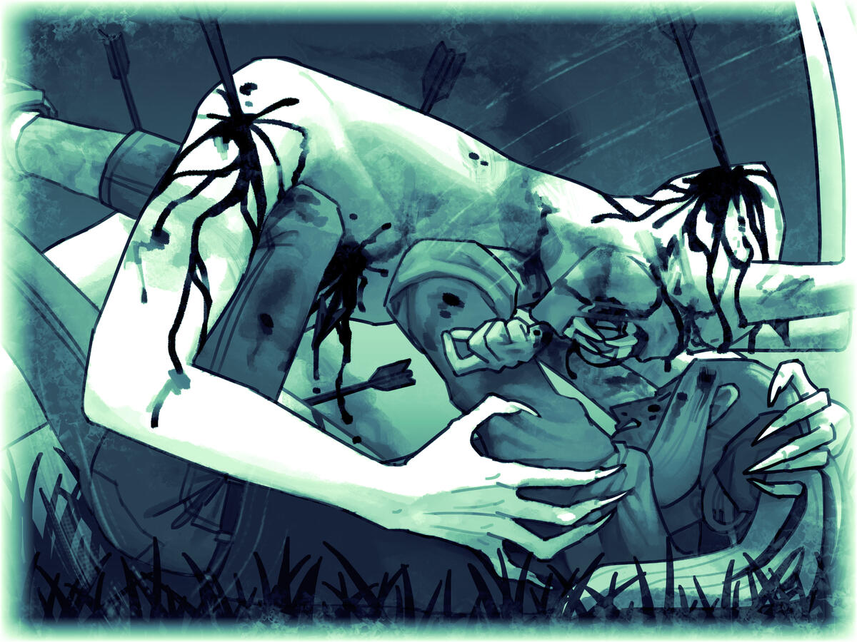 Pin and Sampson in a Graveyard